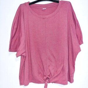 Old Navy Active Ribbed Tie Waist Active Top